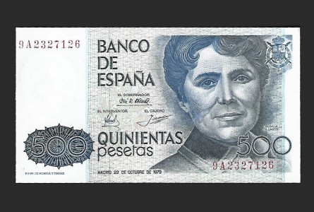 JUAN CARLOS I 500 PESETAS 1979 SERIE 9A