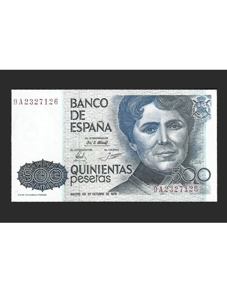 JUAN CARLOS I 500 PESETAS 1979 SERIE 9A