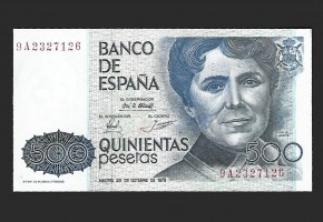 JUAN CARLOS I 500 PESETAS 1979 SERIE 9A