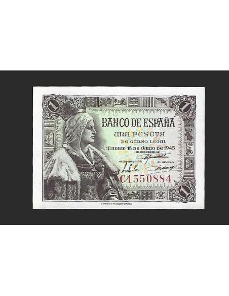 ESTADO ESPAÑOL 1 PESETA 1945 SERIE C