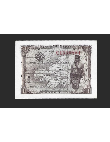 ESTADO ESPAÑOL 1 PESETA 1945 SERIE C