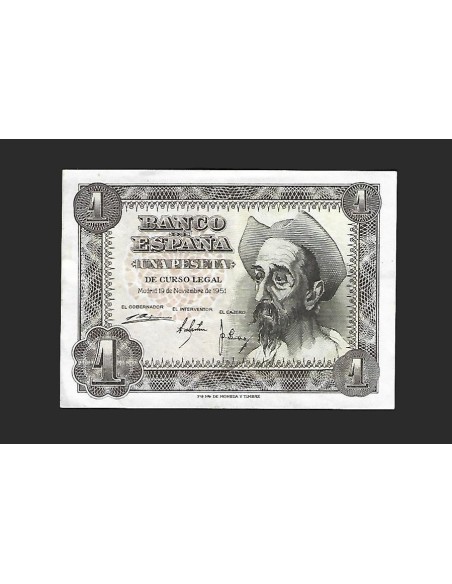 ESTADO ESPAÑOL 1 PESETA 1951 SIN SERIE
