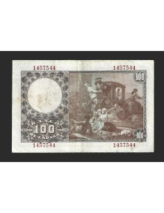ESTADO ESPAÑOL 100 PESETAS 1948 SIN SERIE 2