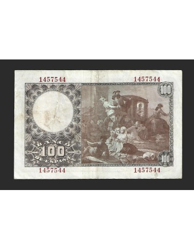 ESTADO ESPAÑOL 100 PESETAS 1948 SIN SERIE