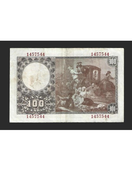 ESTADO ESPAÑOL 100 PESETAS 1948 SIN SERIE