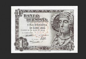 ESTADO ESPAÑOL 1 PESETA 1948 SERIE A