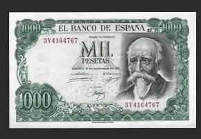 ESTADO ESPAÑOL 1000 PESETAS 1971 SERIE 3Y