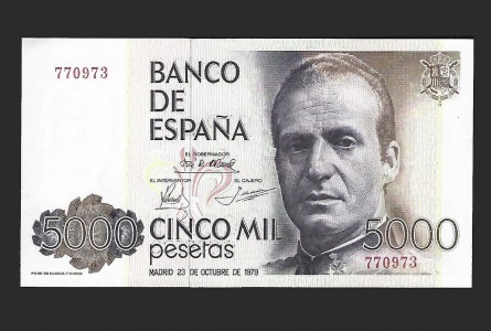 JUAN CARLOS I 1979 SIN SERIE
