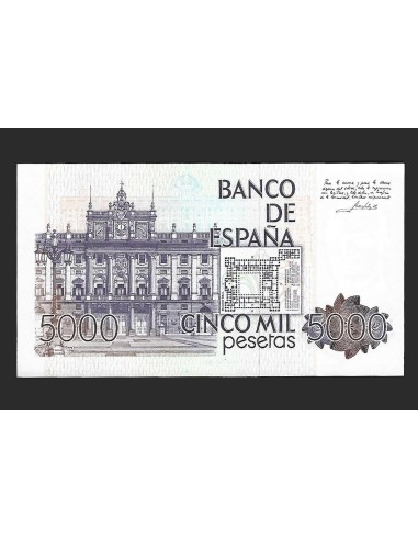 JUAN CARLOS I 1979 5000 PESETAS, SIN SERIE