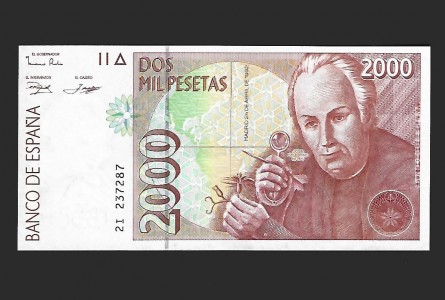 JUAN CARLOS I 2000 PESETAS SERIE 2I