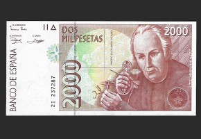 JUAN CARLOS I 2000 PESETAS SERIE 2I