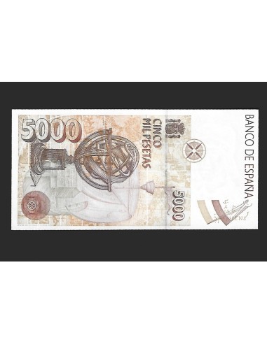 JUAN CARLOS I 5000 PESETAS 1992 SIN SERIE