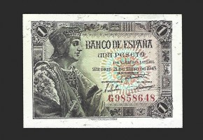 ESTADO ESPAÑOL 1 PESETA 1943 SERIE G