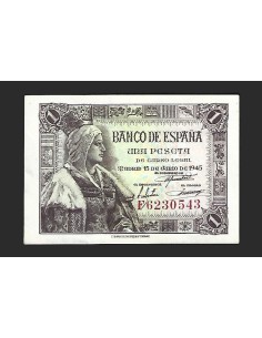 ESTADO ESPAÑOL 1 PESETA 1945 SERIE F