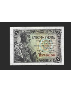 ESTADO ESPAÑOL 1 PESETA 1943 SERIE B