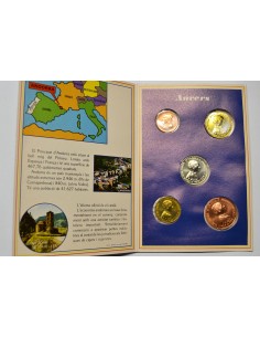 ANDORRA, MINT SET 1986. 5 MONEDAS