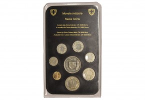 SUIZA, MINT SET 1980. 8 MONEDAS