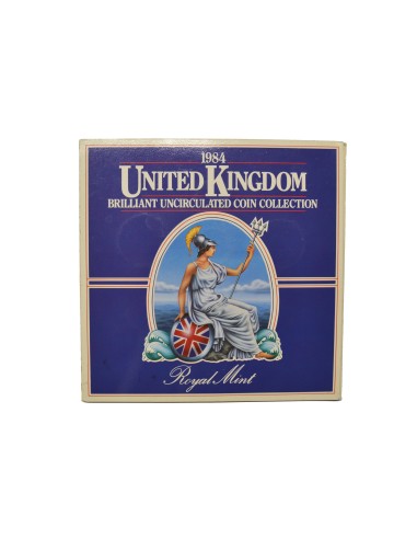 GRAN BRETAÑA, MINT SET 1984. 8 MONEDAS