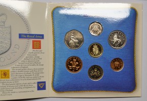GRAN BRETAÑA, MINT SET 1988. 7 MONEDAS