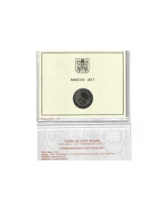 VATICANO. SET OFICIAL 2 EUROS 2017-1 2
