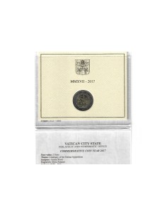 VATICANO. SET OFICIAL 2 EUROS 2017-2 2