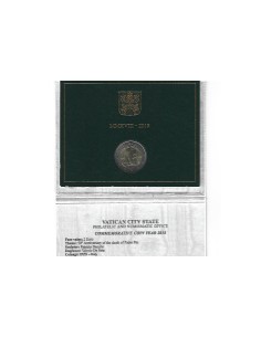 VATICANO. SET OFICIAL 2 EUROS 2018-2 2
