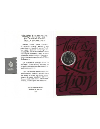 SAN MARINO. SET OFICIAL 2 EUROS 2016-1