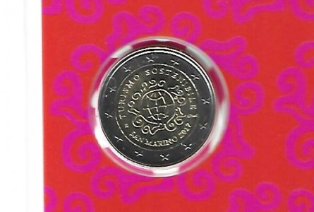 SAN MARINO. SET OFICIAL 2 EUROS 2017-2