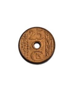 SEGUNDA REPUBLICA, 1938. 25 céntimos 2
