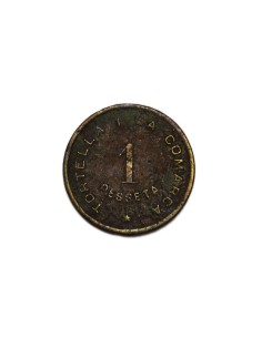 TORTELLA (GIRONA) S/F. 1 Peseta 2
