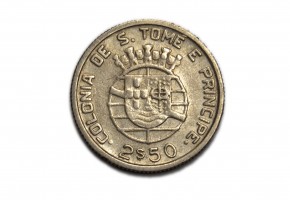  SANTO TOME Y PRINCIPE 1948, 2 1/2 ESCUDOS