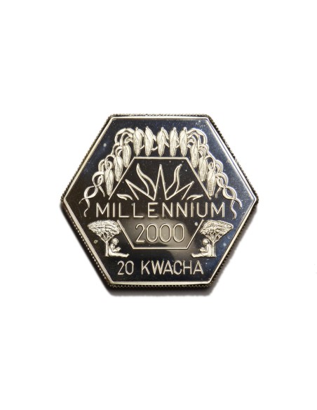 MALAWI 1999, 20 KWACHA MILLENIUM