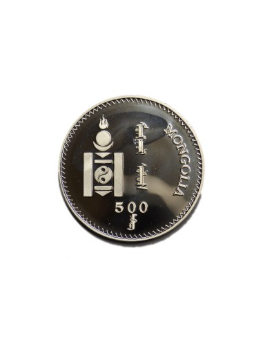 MONGOLIA 1998, 500 TUGRIK MILLENNIUM