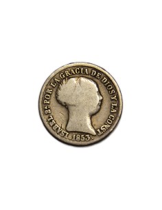 ISABEL II 1853, 2 Reales, Sevilla