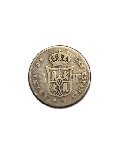 ISABEL II 1853, 2 Reales, Sevilla