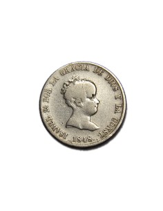 ISABEL II 1848, 4 Reales, Madrid