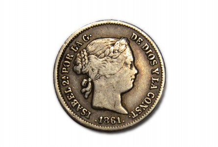 ISABEL II 1861, 1 Real, Madrid