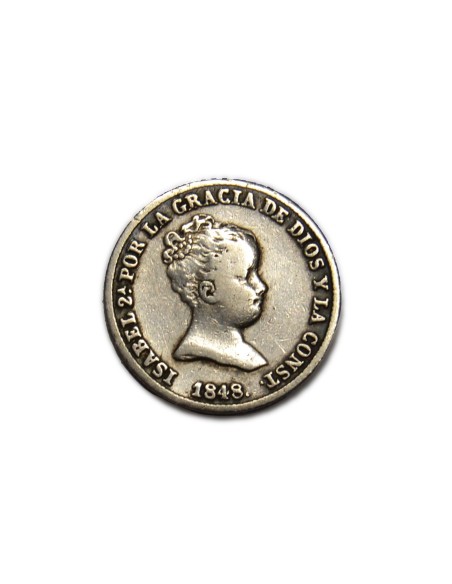 ISABEL II 1848, 1 Real, Madrid