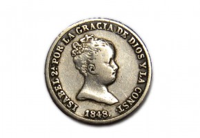 ISABEL II 1848, 1 Real, Madrid