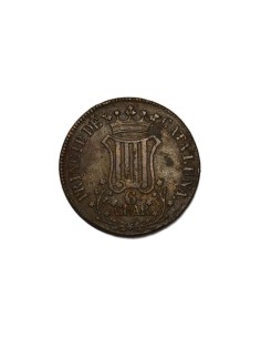 ISABEL II 1838 6 Cuartos, Barcelona 2