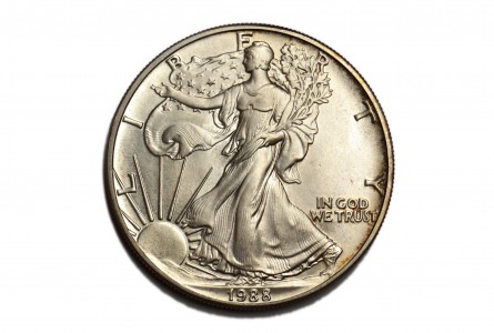 ESTADOS UNIDOS 1988. SILVER DOLLAR