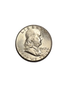 ESTADOS UNIDOS 1963, 1/2 DOLLAR