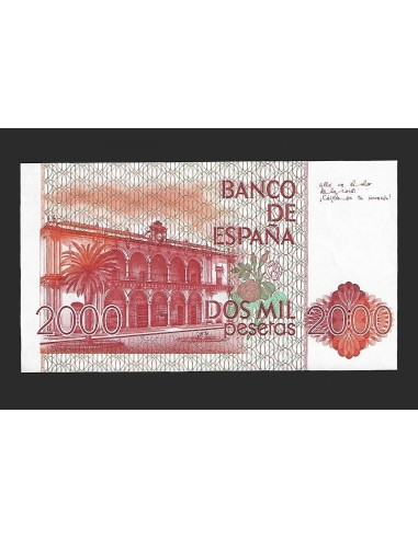 JUAN CARLOS I 2000 PESETAS 1980 SIN SERIE