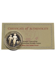 ESTADOS UNIDOS 1995 P, 1 DOLLAR, BLIND RUNNER