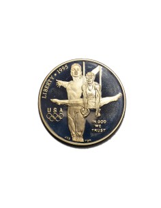 ESTADOS UNIDOS 1995 P, 1 DOLLAR, GYMNAST 2