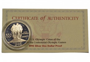 ESTADOS UNIDOS 1995 P, 1 DOLLAR, CYCLIST