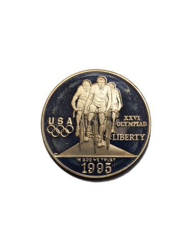 ESTADOS UNIDOS 1995 P, 1 DOLLAR, CYCLIST