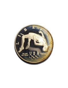 ESTADOS UNIDOS 1996 P, 1 DOLLAR, HIGH JUMP 2