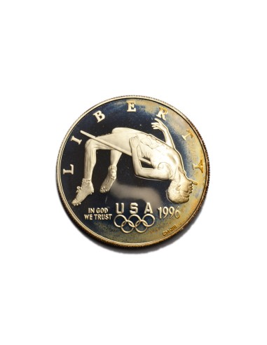ESTADOS UNIDOS 1996 P, 1 DOLLAR, HIGH JUMP