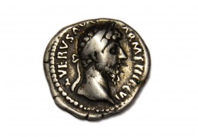 LUCIO VERO, 163-165 d.C. denario.